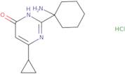 2-(1-Aminocyclohexyl)-6-cyclopropyl-3,4-dihydropyrimidin-4-one hydrochloride