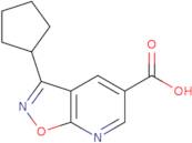 3-Cyclopentyl-[1,2]oxazolo[5,4-b]pyridine-5-carboxylic acid