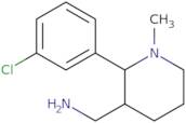 [2-(3-Chlorophenyl)-1-methylpiperidin-3-yl]methanamine