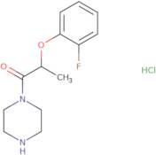 2-(2-Fluorophenoxy)-1-(piperazin-1-yl)propan-1-one hydrochloride