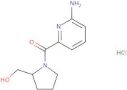 [1-(6-Aminopyridine-2-carbonyl)pyrrolidin-2-yl]methanol hydrochloride