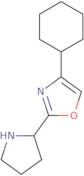 4-Cyclohexyl-2-(pyrrolidin-2-yl)-1,3-oxazole