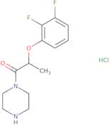 2-(2,3-Difluorophenoxy)-1-(piperazin-1-yl)propan-1-one hydrochloride