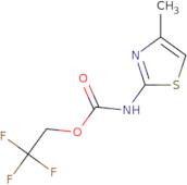 2,2,2-Trifluoroethyl N-(4-methyl-1,3-thiazol-2-yl)carbamate