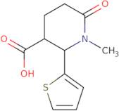 1-Methyl-6-oxo-2-(thiophen-2-yl)piperidine-3-carboxylic acid