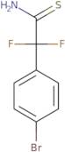 2-(4-Bromophenyl)-2,2-difluoroethanethioamide