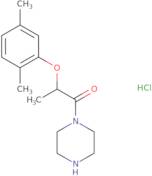 2-(2,5-Dimethylphenoxy)-1-(piperazin-1-yl)propan-1-one hydrochloride