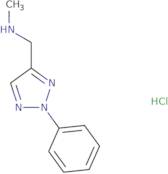 Methyl[(2-phenyl-2H-1,2,3-triazol-4-yl)methyl]amine hydrochloride