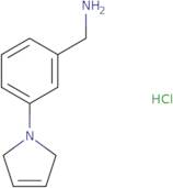 [3-(2,5-Dihydro-1H-pyrrol-1-yl)phenyl]methanamine hydrochloride