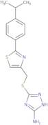 5-[({2-[4-(Propan-2-yl)phenyl]-1,3-thiazol-4-yl}methyl)sulfanyl]-4H-1,2,4-triazol-3-amine