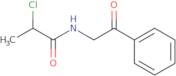 2-Chloro-N-(2-oxo-2-phenylethyl)propanamide