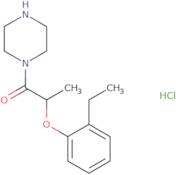 2-(2-Ethylphenoxy)-1-(piperazin-1-yl)propan-1-one hydrochloride