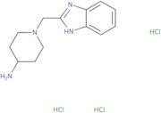 1-(1H-1,3-Benzodiazol-2-ylmethyl)piperidin-4-amine trihydrochloride