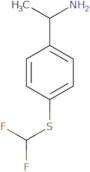 (1S)-1-{4-[(Difluoromethyl)sulfanyl]phenyl}ethan-1-amine