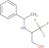 3,3,3-Trifluoro-2-{[(1S)-1-phenylethyl]amino}propan-1-ol