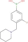 3-Fluoro-4-(piperidin-1-ylmethyl)phenylboronic acid