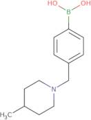 (4-[(4-Methylpiperidin-1-yl)methyl]phenyl)boronic acid