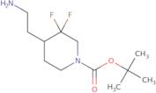 tert-Butyl 4-(2-aminoethyl)-3,3-difluoropiperidine-1-carboxylate