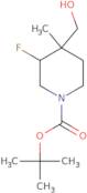 tert-butyl 3-fluoro-4-(hydroxymethyl)-4-methylpiperidine-1-carboxylate