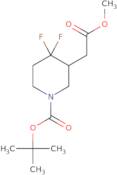 tert-Butyl 4,4-difluoro-3-(2-methoxy-2-oxoethyl)piperidine-1-carboxylate