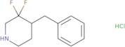 4-Benzyl-3,3-difluoropiperidine hydrochloride