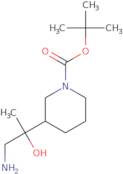 tert-Butyl 3-(1-amino-2-hydroxypropan-2-yl)piperidine-1-carboxylate