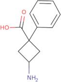 3-Amino-1-phenylcyclobutane-1-carboxylic acid