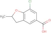 7-Chloro-2-methyl-2,3-dihydrobenzofuran-5-carboxylic acid