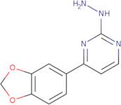 4-(1,3-Benzodioxol-5-yl)-2-hydrazinopyrimidine