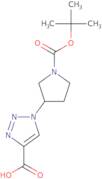 1-{1-[(tert-Butoxy)carbonyl]pyrrolidin-3-yl}-1H-1,2,3-triazole-4-carboxylic acid