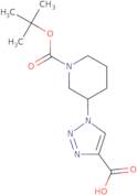 1-{1-[(tert-Butoxy)carbonyl]piperidin-3-yl}-1H-1,2,3-triazole-4-carboxylic acid