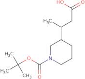 3-{1-[(tert-Butoxy)carbonyl]piperidin-3-yl}butanoic acid