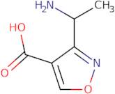 3-(1-Aminoethyl)-1,2-oxazole-4-carboxylic acid
