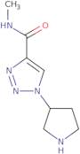 N-Methyl-1-(pyrrolidin-3-yl)-1H-1,2,3-triazole-4-carboxamide