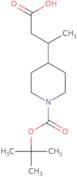 3-{1-[(tert-Butoxy)carbonyl]piperidin-4-yl}butanoic acid