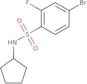 4-Bromo-N-cyclopentyl-2-fluorobenzenesulfonamide