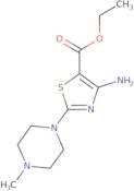 Ethyl 4-amino-2-(4-methylpiperazin-1-yl)-1,3-thiazole-5-carboxylate