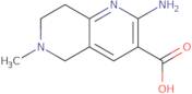 2-Amino-6-methyl-5,6,7,8-tetrahydro-1,6-naphthyridine-3-carboxylic acid