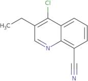 3-Ethyl-4-chloro-8-cyanoquinoline