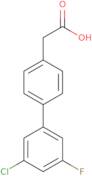 2-(3'-Chloro-5'-fluoro-[1,1'-biphenyl]-4-yl)acetic acid