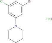 1-Bromo-3-chloro-5-piperidinobenzene HCl