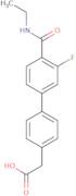 4-[4-(Ethylcarbamoyl)-3-fluorophenyl]phenylacetic acid