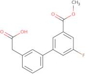 3-[3-Fluoro-5-(methoxycarbonyl)phenyl]phenylacetic acid