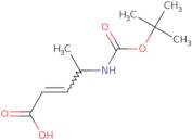 4-[(2-Methylpropan-2-yl)oxycarbonylamino]pent-2-enoic acid