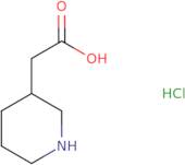 2-[(3R)-Piperidin-3-yl]acetic acid hydrochloride