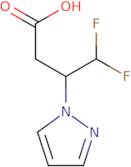 4,4-Difluoro-3-(1H-pyrazol-1-yl)butanoic acid