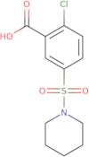 2-Chloro-5-(piperidine-1-sulfonyl)benzoic acid
