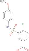 4-Chloro-3-[(4-methoxyphenyl)sulfamoyl]benzoic acid