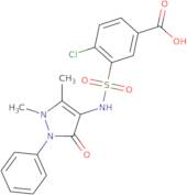 4-Chloro-3-[(1,5-dimethyl-3-oxo-2-phenyl-2,3-dihydro-1H-pyrazol-4-yl)sulfamoyl]benzoic acid