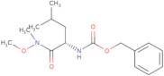 benzyl N-[(1S)-1-[methoxy(methyl)carbamoyl]-3-methylbutyl]carbamate